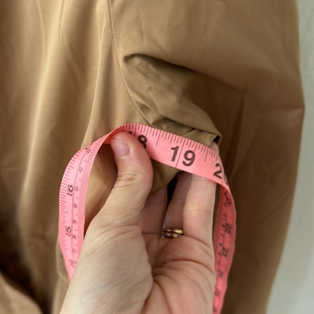 Time and Tru Tan Camel Brown Anorak Lightweight Jacket Hooded XS - Picture 5 of 6